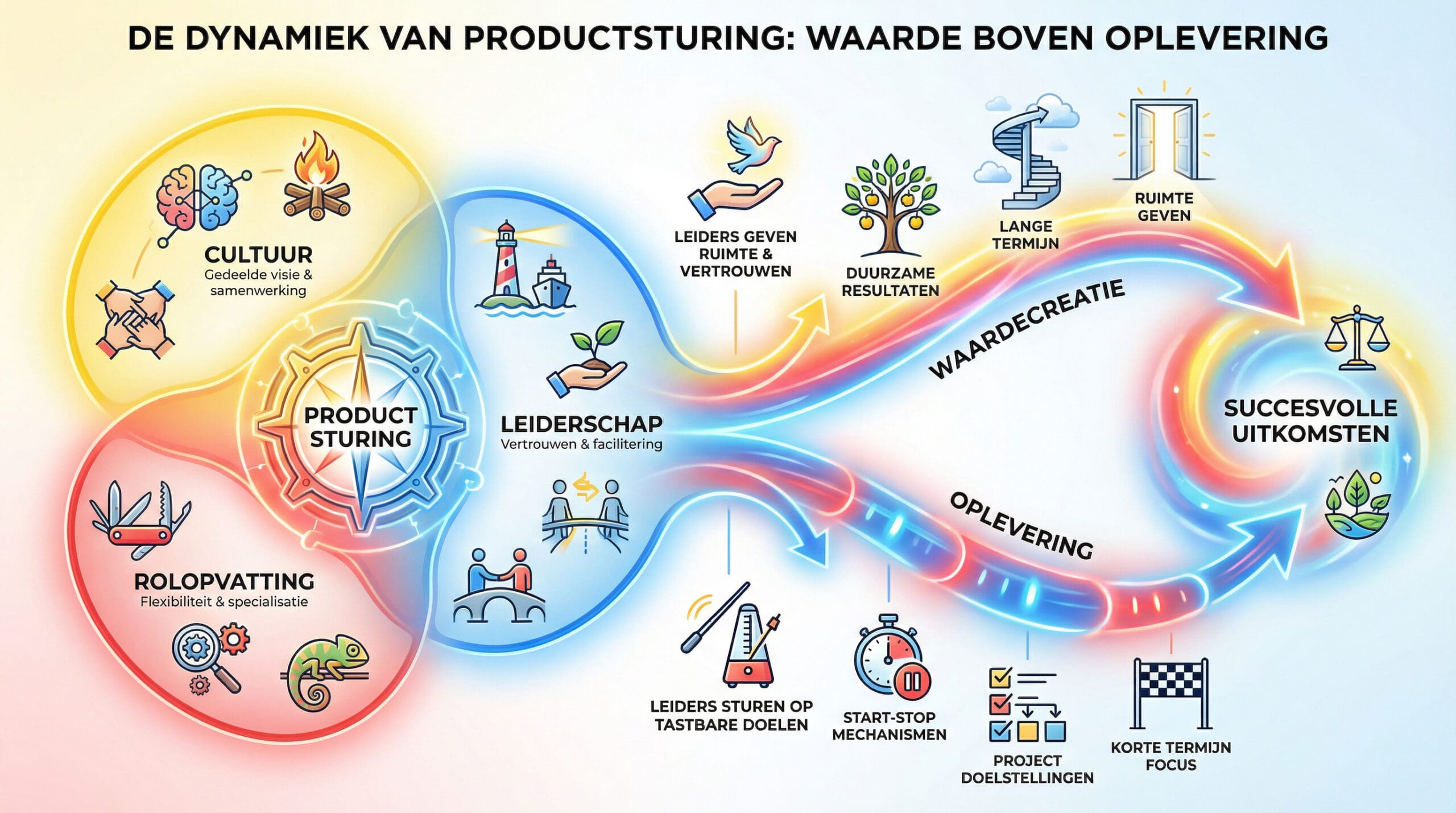 Project- en productsturing twee wegen 